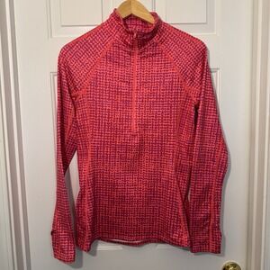 UNDER ARMOUR Womens Fitted Coldgear 1/2 Zip Pull Over Athletic‎ Layering Medium